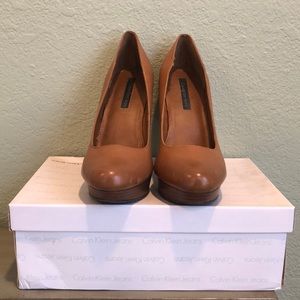 Calvin Klein Emily Leather Pumps